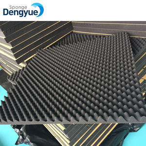 Fireproof test KTV machine Factory wholesale Sound cancel 12"x12"x2' studio acoustic egg crate foam