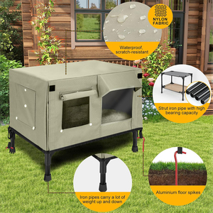 Pet <strong>Cat</strong> <strong>House</strong> Shelter Indoor Outdoor Heated <strong>Cat</strong> <strong>House</strong> for Small Large Stray <strong>Cats</strong> <strong>Outside</strong> Waterproof Winter Insulated Pet Shelter - Product Image 6