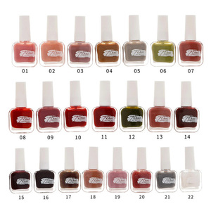 ยาทาเล็บสูตรน้ำ 22 สี ปราศจากสาร HEMA ปลอดสารพิษ กันน้ำ ติดทนนาน ไม่ต้องอบ แบบฝรั่งเศส ชุดทำเล็บมืออาชีพ - Product Image 5