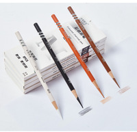 Crayon surligneur couleur charbon personnalisé pour étudiants en art, fournitures de dessin et de peinture, ensemble soluble de 8 pièces