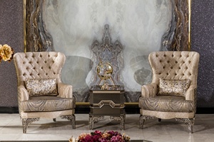 <span class=keywords><strong>Fauteuil</strong></span> de salon avec sculpture à la main, Style victorien, Design personnalisé classique, 100% - Product Image 5