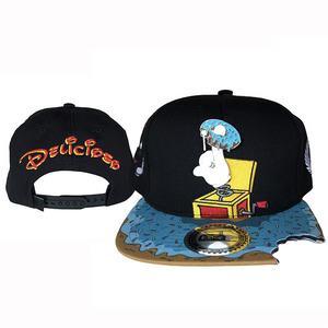 Factory Wholesale Cross-border <strong>Supply</strong> Polyester Cartoon Corner Bite Fashion 6-panel Baseball Cap Adult Casual Sports Flat - Product Image 4