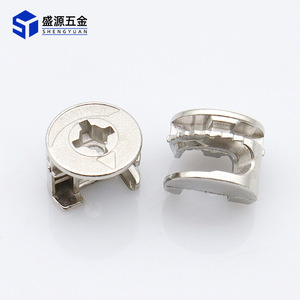 Shengyuan Three In One Connector Zinc Alloy 15-16mm Furniture Board Fastener Easy Installation - Product Image 3