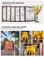 Backhoe Loader Bersertifikasi CE Berkualitas Tinggi |   Bucket 1,2m³ Kedalaman 3,5m Diesel 4WD |   Harga Terbaik untuk Konstruksi & Pertanian