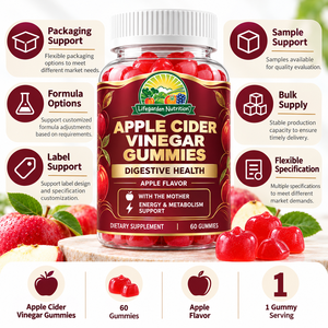 Gummies au vinaigre de cidre de pomme (ACV) pour la gestion du poids, le soutien digestif et un ventre plat – Complément alimentaire quotidien à croquer - Product Image 6