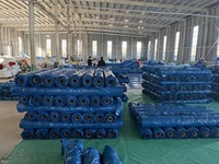 Bâche MILLION PE 110 g/m² en polyéthylène de qualité supérieure, imperméable, résistante aux intempéries, anti-UV, en rouleau pour usage industriel et extérieur