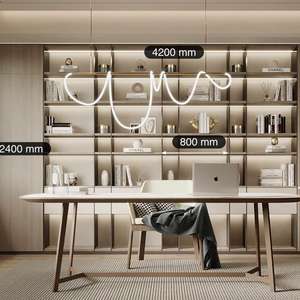 Estante De Madeira Porta De Vidro Deslizante Com Conversível Extensível Refrigeração Dobrável Características Biblioteca Bookshelf - Product Image 1