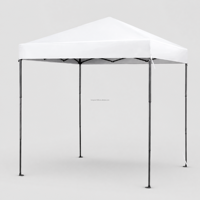 Tente de réception portable 6,6x6,6 pieds (2x2m, 3x4,5m, 3x6m, 3mx3m) – Tonnelle personnalisable pour salons professionnels et expositions