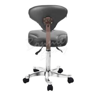 Leather Modern Beauty Salon bar Esthetician <b>Stool</b> - Product Image 2