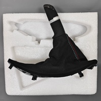 Kit de garnitures intérieures décoratives en fibre de carbone noir brillant 3 pièces pour BMW Série 3 4 3GT F30 F31 F32 F33 F34 F35 F36 F80