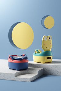 Orinal para niños pequeños con asiento suave, orinal extraíble, dispensador de papel higiénico y protector contra salpicaduras antideslizante para niños pequeños, bebés y niños - Product Image 6