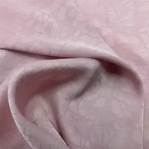 Chiffon JACQUARD Crack Design Textiles Elastic Polyester Satin Jacquard Fabric For Suit