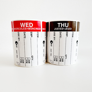 Brillante restaurante cocina Oficina planificador fecha etiqueta <span class=keywords><strong>lunes</strong></span> domingo día puntos alimentos etiquetas semana pegatinas <span class=keywords><strong>para</strong></span> promoción Uso de comestibles - Product Image 5