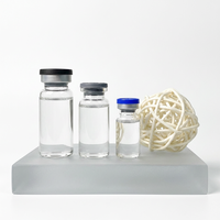 Flacons en verre avec bouchon de couleur personnalisée, 3 ml, 5 ml, 10 ml, 20 ml, flacons en borosilicate transparent ou ambré pour l'emballage médical