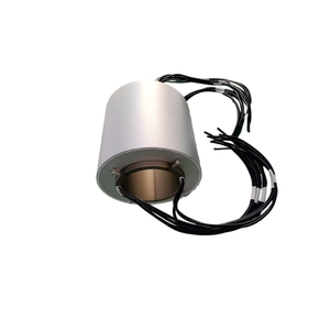 Anneau collecteur étanche IP65, diamètre intérieur 143 mm, 5 circuits, 65 A, joint rotatif électrique robuste - Product Image 1