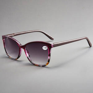 2025 <span class=keywords><strong>gafas</strong></span> presbiópicas de moda marco grande de alta definición nuevas lentes de lectura Anti azul gris claro marrón <span class=keywords><strong>gafas</strong></span> de lectura - Product Image 2