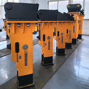 Brise-roche hydraulique SOOSAN personnalisé SB30, type boîte, démolition de roche, burins de 53 mm, marteau pour mini-excavatrices et chargeuses compactes - Product Image 1