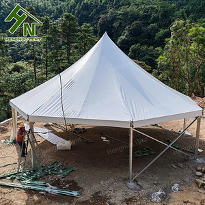 Tente Pagode Hexagonale, Octogonale, Décagonale Grande et Personnalisée de 15m, 20m, 25m à Toit Haut pour Événements Extérieurs et Équitation - Product Image 1