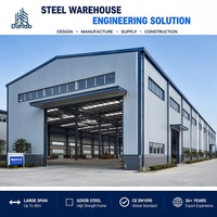 Edificio Modular de Acero para Desarrollo de Parques Industriales, Instalación de Almacenes Comerciales, Diseño de Expansión Flexible