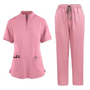 Scrubs médicaux et ensemble de vêtements de médecin tissu tissé beauté Spa vêtements de travail pour les soins infirmiers animalerie et clinique dentaire utilisation en laboratoire - Product Image 3