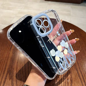 เคสโทรศัพท์กันกระแทกแบบเต็มตัว ลายดอกไม้สดใส สำหรับ iPhone 17 Pro Max พร้อมช่องแอร์บัค ออกแบบอย่างแม่นยำ - Product Image 4
