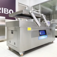 Machine d'emballage sous vide industrielle, machine d'emballage sous vide de viande braisée d'aliments cuits, machine d'emballage sous vide de pieds de poulet