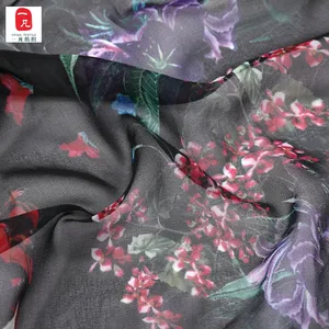 Herkunft: Composite Seide Chiffon Seide Imitation Wasser zeichen Stoff Hanfu Schal Kleid Jacke Stoff