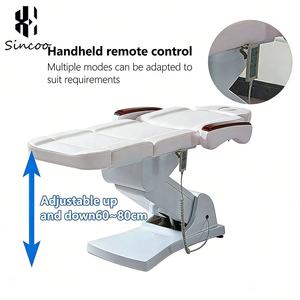 เตียงนวดเสริมความงามอเนกประสงค์พับได้ 3/4 มอเตอร์ สำหรับร้านเสริมสวย เฟอร์นิเจอร์สปาสมัยใหม่ เตียงสักลาย - Product Image 5