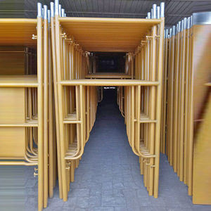 Door <strong>Frame</strong> <strong>Scaffolding</strong> Heavy Duty Steel Adjustable Mobile <strong>Ladder</strong> Platform Construction Scaffold Set Components - Product Image 3