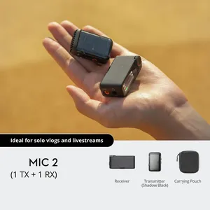 Original 2 1 TX+1 Portable <b>Wireless</b> Microphone Intelligent Noise Cancelling 32bit Float Internal Recording 360mAh - Product Image 2