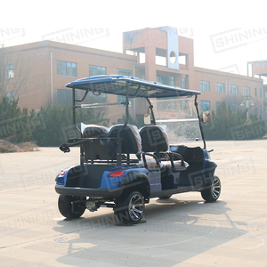 Sáng 400 Cubic Cm Động Cơ 4 Ghế Điện Tử Phanh Đường Phố Hợp Pháp Tùy Chỉnh Màu Sắc Và Bánh Xe Gas Golf Giỏ Hàng - Product Image 5