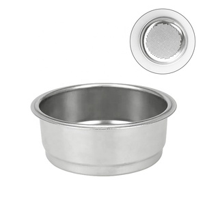 Kisshome – Machine à expresso professionnelle pour la maison, outils de barista, <span class=keywords><strong>double</strong></span> porte-filtre sans fond 51 mm, accessoires de café, filtre - Product Image 2