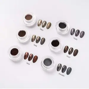 Poudre de chrome à effet miroir brillant 6 couleurs, Pigment de titane de couleur kaki foncé - Product Image 1