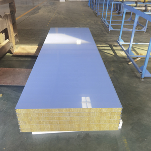 50/75/100/150/200Mm Úc Z-LOCK Phong Cách Rock Wool/ Glass Woil/EPS Sandwich Panel Cho Xây Dựng Chống Cháy - Product Image 2