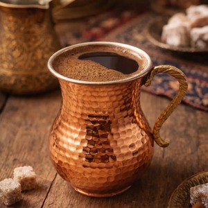 Taza de Cobre Puro Hecha a Mano de la Mejor Calidad con Acabado Pulido, Vajilla Duradera para Bar, Hogar y Restaurante, Disponible para la Venta - Product Image 4