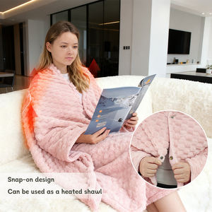 Acampamento Viajar Outdoor Walking Office Família Recarregável Aquecido Wearable Hoodie Blanket Elétrica USB Aquecido Ombro Cobertor - Product Image 5