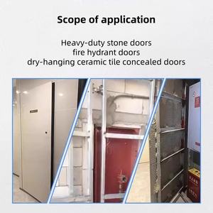 Puerta de Caja de Hidrante Contra Incendios Oculta Moderna de Acero Resistente, Bisagras Ajustables Bidimensionales Gruesas - Product Image 3