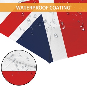 Patriotic Style Modern Blue National UK Flag Printed Straight Folding <b>Umbrella</b> for Sports Events Travel Daily Use Business Gifts - Product Image 5