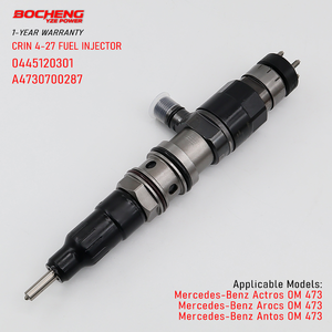 หัวฉีดน้ำมันดีเซลคอมมอนเรล รุ่น 0445120301 A4730700287 สำหรับรถบรรทุกหนัก Mercedes-Benz Actros Arocs Antos OM 473 15.6L - Product Image 1