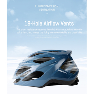 Casque de vélo léger en moulage intégré avec ventilation pour le cyclisme adulte - Product Image 6