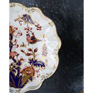 Base para Pastel de Porcelana China con Diseño Floral y de Aves de Coalport, Inglaterra, para Decoración de Mesa de Bodas - Product Image 3