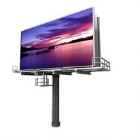 Outdoor P10 1/2s SMD LED-Display Festinstallation Wasserdichtes 960x960mm Gehäuse Großformatige LED-Wand