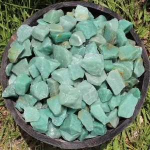 Wholesale Factory Price Green Aventurine Natural <b>Crystal</b> in Love Theme Green Jade <b>Raw</b> <b>Crystal</b> for DIY Feng Shui Style - Product Image 2