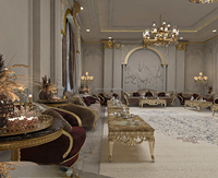 OE-FASHION Canapé en L de luxe sur mesure de style arabe, mobilier moderne marocain pour villas