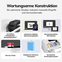 InkSonic Imprimante DTF H13 F1080 14 pouces A3 personnalisation OEM ODM logo boîtier emballage pour marques