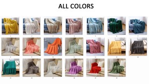 Couvertures d'acrylique doux <span class=keywords><strong>de</strong></span> ferme bohème <span class=keywords><strong>Chic</strong></span> d'accent jetant avec des glands couverture légère <span class=keywords><strong>de</strong></span> plaids texturée par bulle 3D - Product Image 5