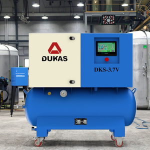 Compresores Industriales Portátiles 2 en 1 de Última Generación con Motor de Tornillo y Alimentación de CA, Configuración Estacionaria Todo en Uno, los Más Vendidos - Product Image 1