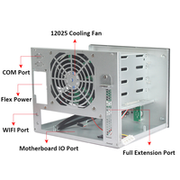 RGeek 4 Bay Kecil Bentuk Faktor Jaringan Terpasang Penyimpanan ITX Nas Server Cases Enclosure untuk Penyimpanan Cloud Rumah