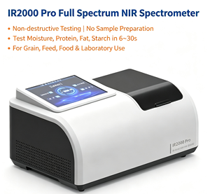 IR2000 Pro เครื่องวิเคราะห์สเปกโตรมิเตอร์แบบฟูลสเปกตรัม NIR สำหรับวิเคราะห์ความชื้น โปรตีน ไขมัน และแป้งในธัญพืช อาหารสัตว์ และอาหาร แบบไม่ทำลายตัวอย่าง - Product Image 6