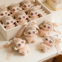 5cm Maßgefertigte Plüschpuppen Super Kawaii Anime-Figur Kopo Idol Star Seestern Weiche Stoffpuppe Schlüsselanhänger Charms